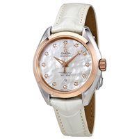 Orologio Omega Donna Seamaster Aqua Terra  in Acciaio/Oro rosa 23123342055001 - 23123342055001